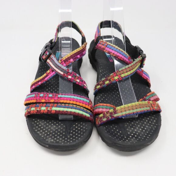 Skechers Reggae Sew Me Boho Strappy SlingBack Sandals Size 8 Multicolor - Picture 3 of 6